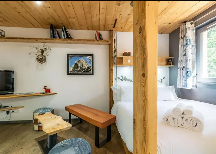 아파트 Small Haven Of Peace With Mont-blanc View *